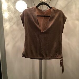 Elegant Brown Women's Top